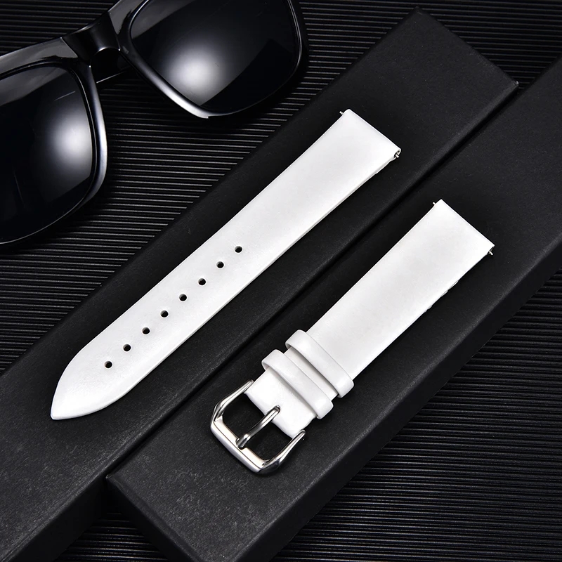 Suede Strap Watch - สายนาฬิกาข้อมือหนังลูกวัวแบบบางพิเศษสำหรับผู้ชายและผู้หญิงนาฬิกากําไลอุปกรณ์เปลี่ยนสาย16มม. 18มม. 20มม. 22มม.