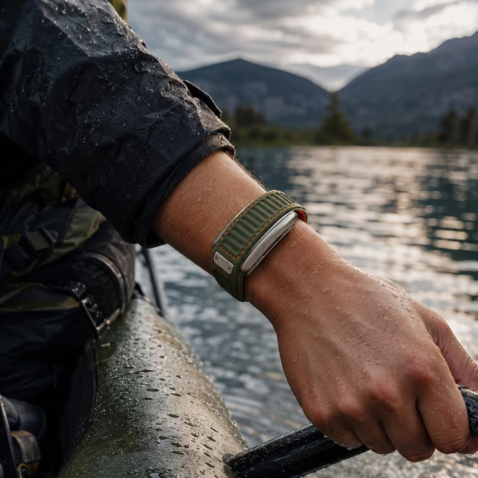 สายนาฬิกาไนลอนซิลิโคนสำหรับ Wh - Sport Loop Velcro บทวิจารณ์และราคา
