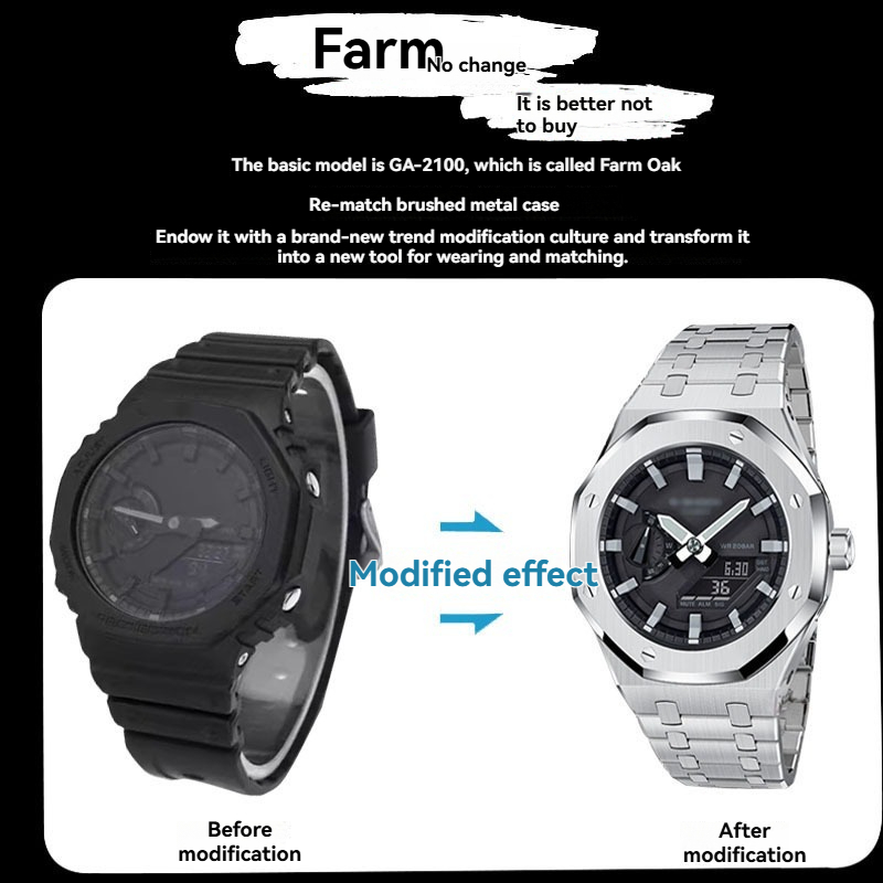 สำหรับนาฬิกา Casio G-SHOCK รุ่ - Casio Watch G-Shock Ga-2100 บทวิจารณ์และราคา