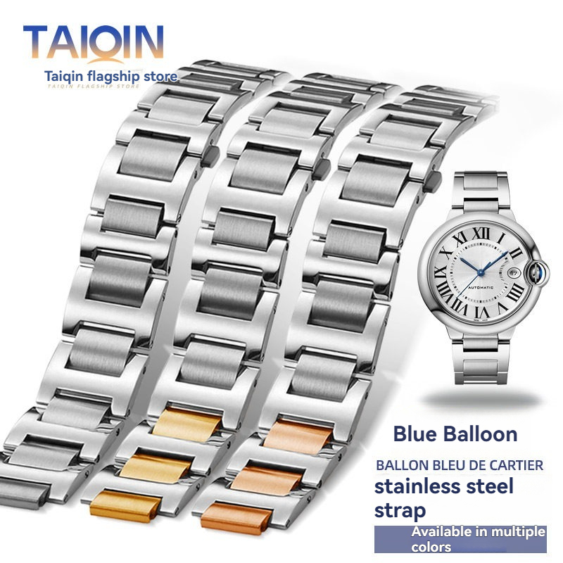 สายสแตนเลสแบบโค้งเฉพาะรุ่น สำห - Cartier Watch Ballon Bleu บทวิจารณ์และราคา