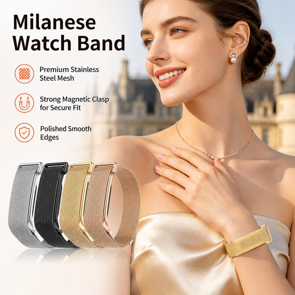 สายนาฬิกาแม่เหล็กแบบมิลานีสสำห - Milanese Loop Magnetic บทวิจารณ์และราคา
