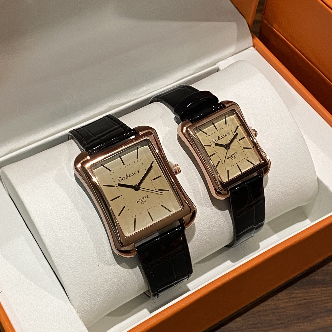 คู่นาฬิกาควอตซ์ธุรกิจผู้หญิงผู - Leather Watch Band Men บทวิจารณ์และราคา