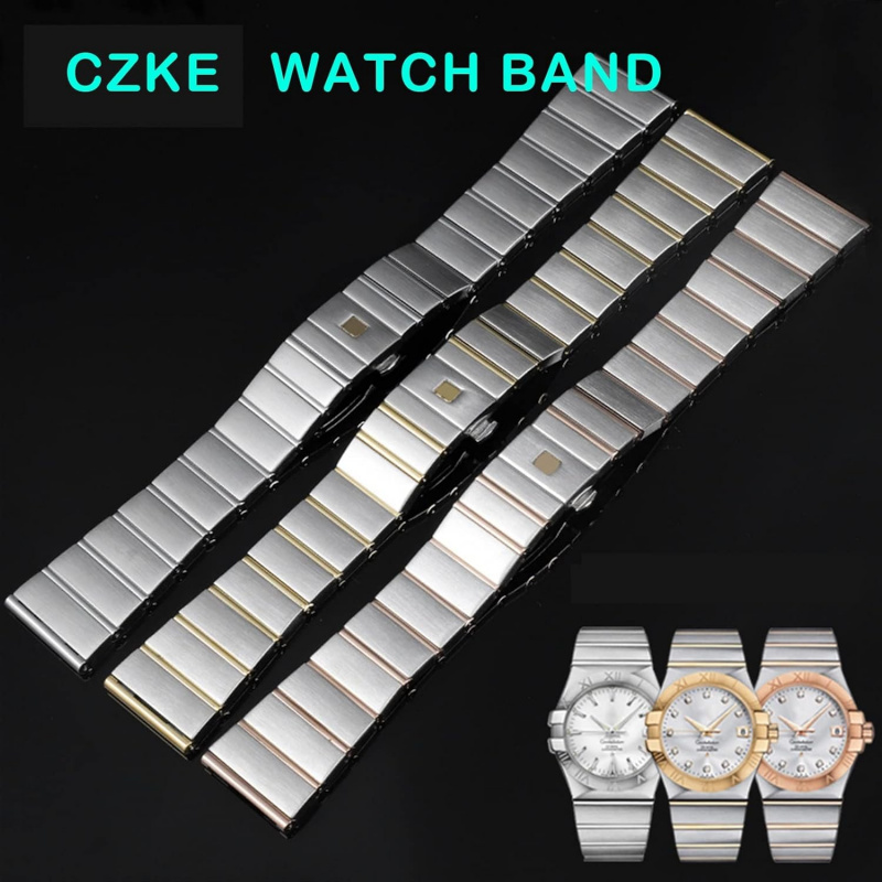 สายนาฬิกาสแตนเลสยูนิเซ็กซ์ 17/ - Omega Watch Constellation บทวิจารณ์และราคา