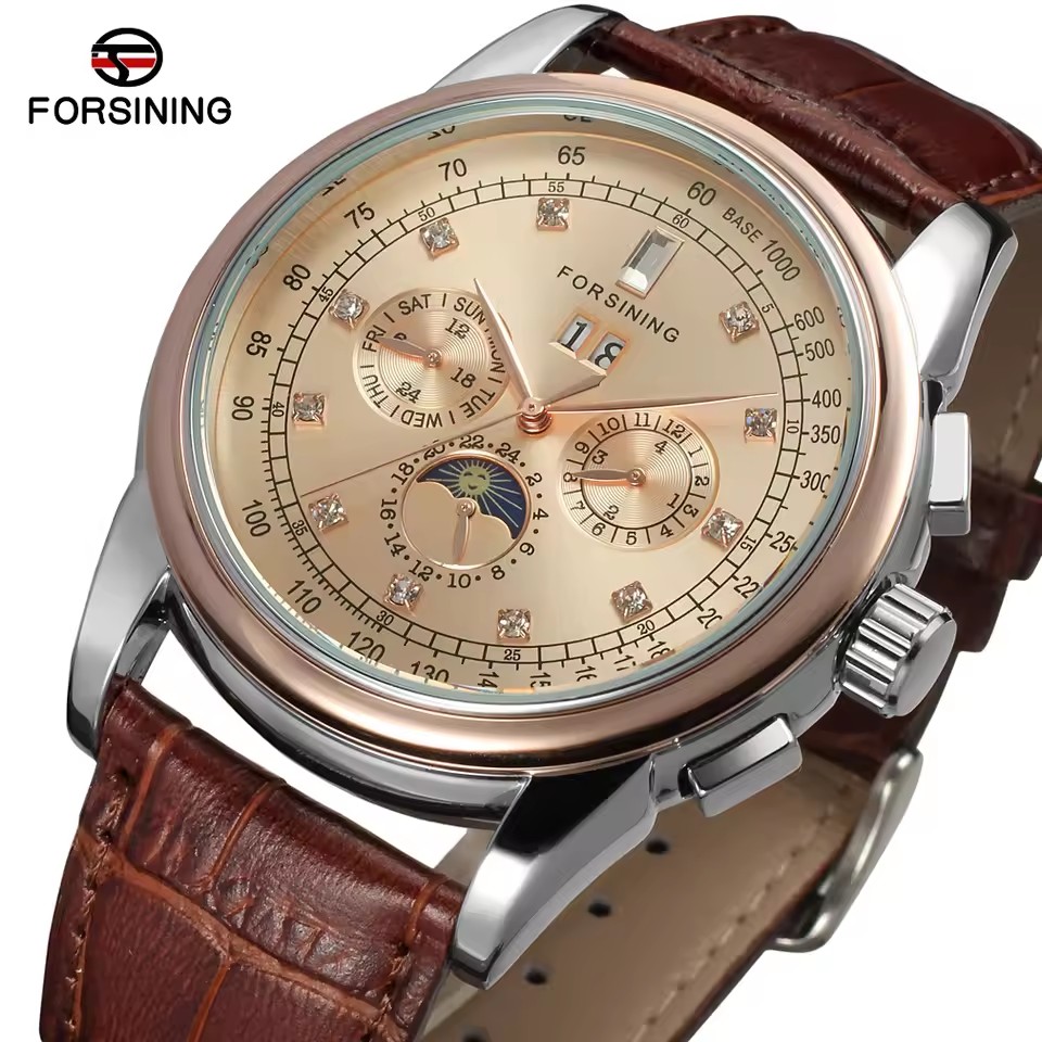 FORSINING Replica Multifunctio - Patek Philippe Watch Aquanaut บทวิจารณ์และราคา