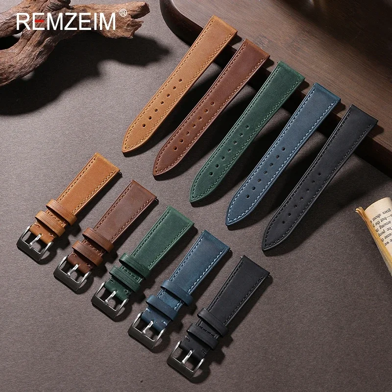 Strap18mm นาฬิกาหนังอเนกประสงค - Leather Strap Quick Release บทวิจารณ์และราคา