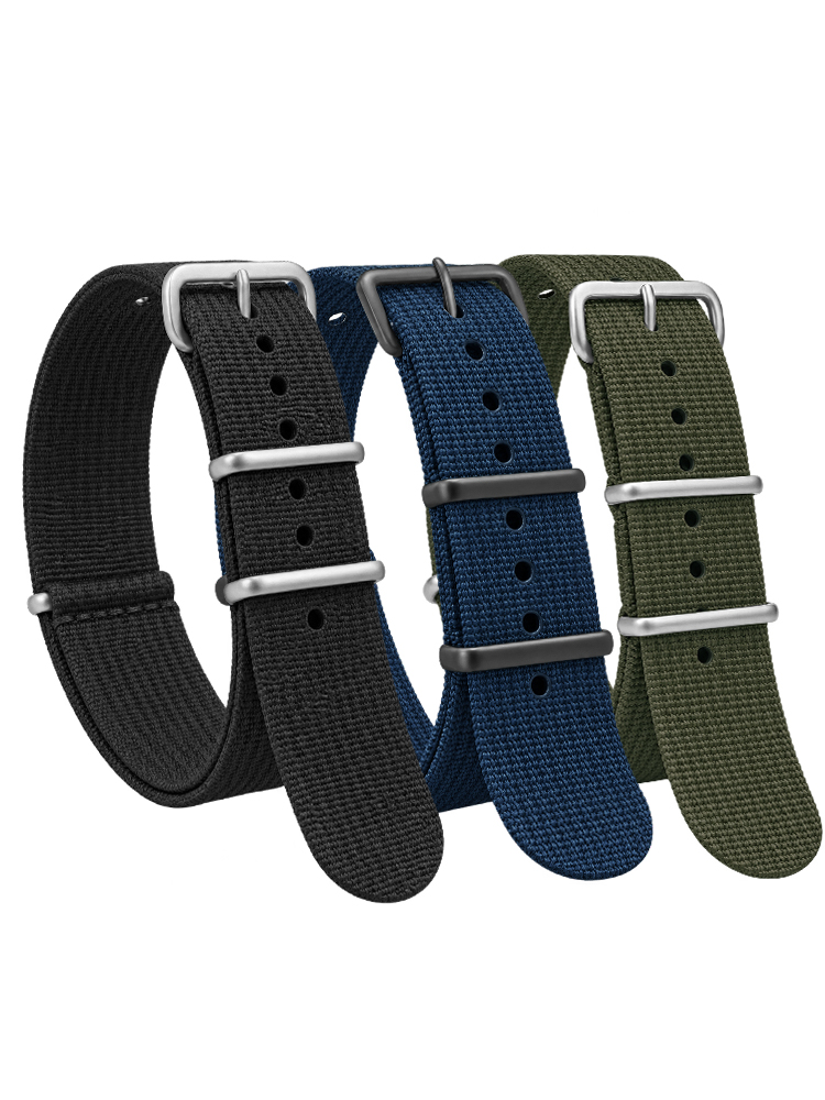 ไนลอนยางสําหรับ Seiko ทหาร Bal - Nato Strap Nylon บทวิจารณ์และราคา