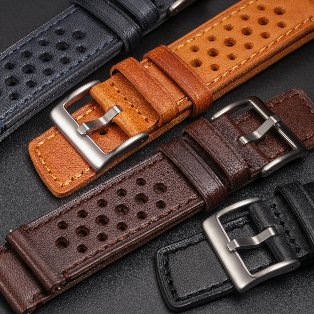 Hemsut Cowhide นาฬิกา QUICK RE - Leather Strap Quick Release บทวิจารณ์และราคา