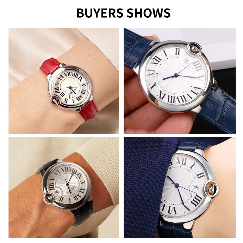 สายหนังแท้ขนาด 14-20 มม. สำหรั - Cartier Watch Ballon Bleu บทวิจารณ์และราคา